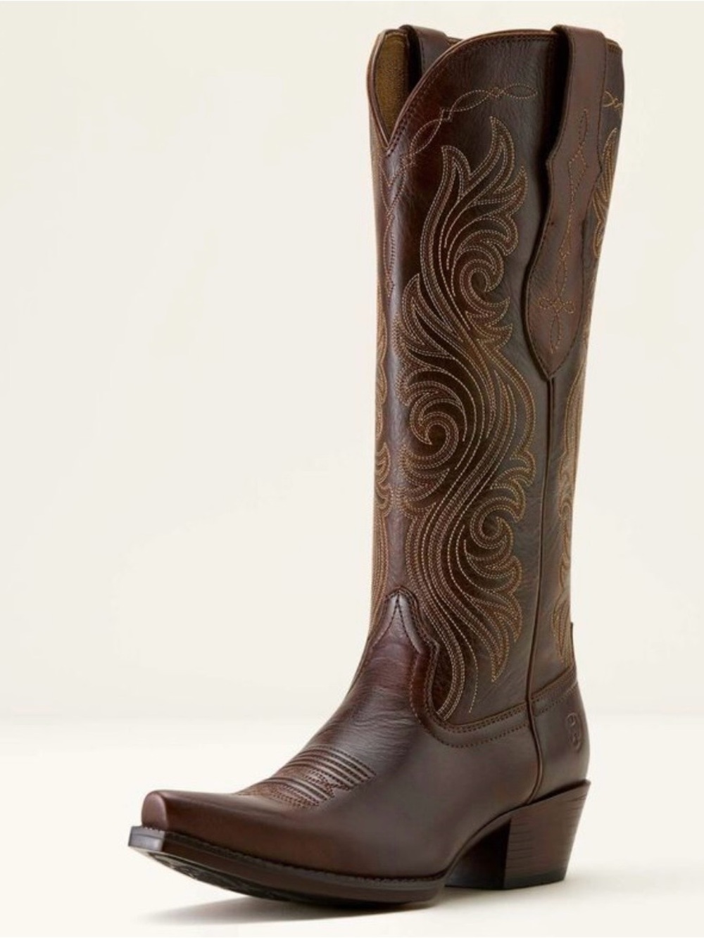 Ariat Brown Leather Western Boots Women’s Taytum